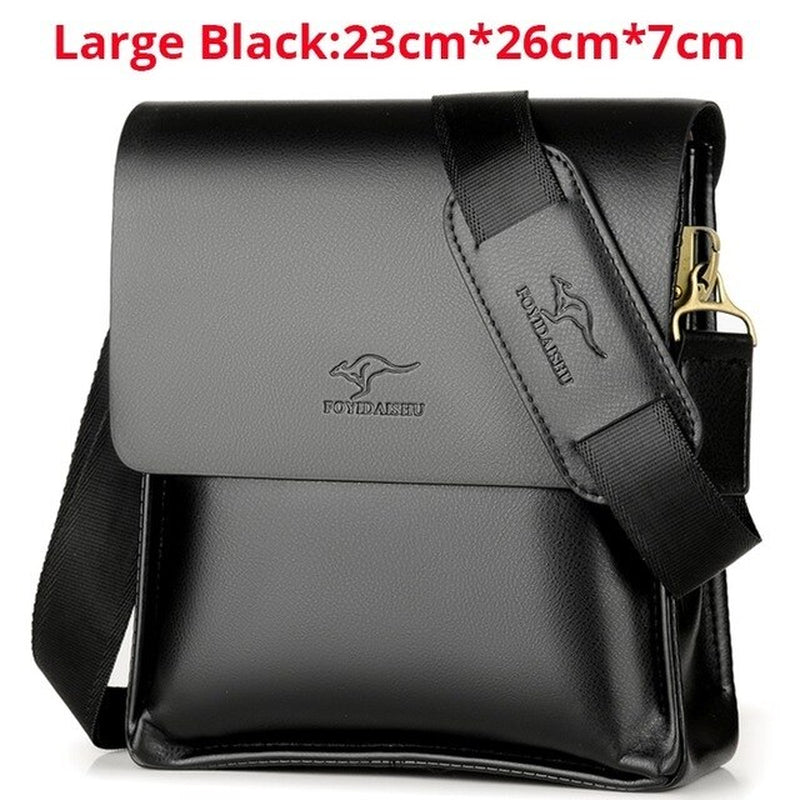 Kangaroo Luxury Brand Leather Men Bag Casual Business Messenger Bag for Vintage Men'S Crossbody Bag Male Shoulder Bags Bolsas